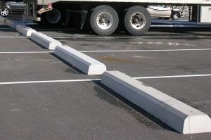 Truck Bumpers for a Parking Lot Renovation